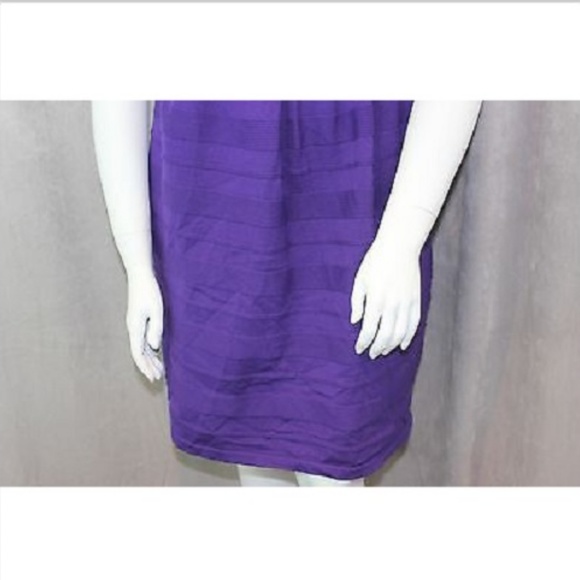 Lane Bryant Stretch Dress Back Zipper Knit - Picture 2 of 5